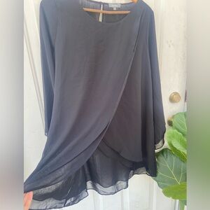 Neiman Marcus  sheer blouse